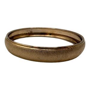 Gold colored vintage bangle bracelet